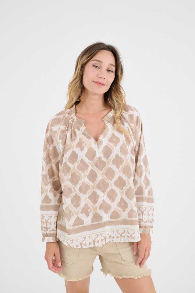 IRIS TIFFANY Cotton Blouses for Women | Story Topic
