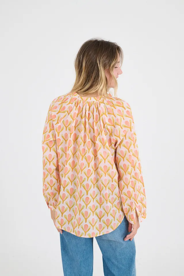 IRIS TULIP Cotton Blouses for Women | Story Topic