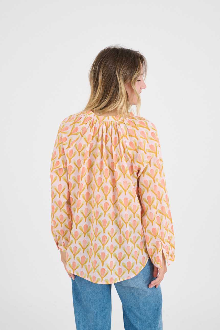 IRIS TULIP Cotton Blouses for Women | Story Topic
