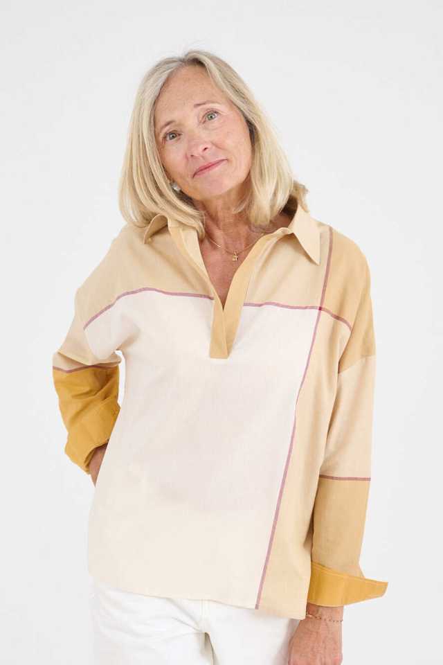 LILOU NATE Women's Cotton Shirts | Story Topic