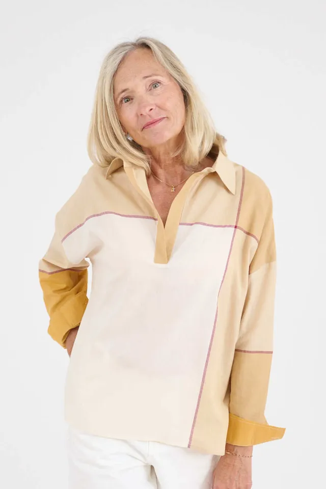 LILOU NATE Women's Cotton Shirts | Story Topic