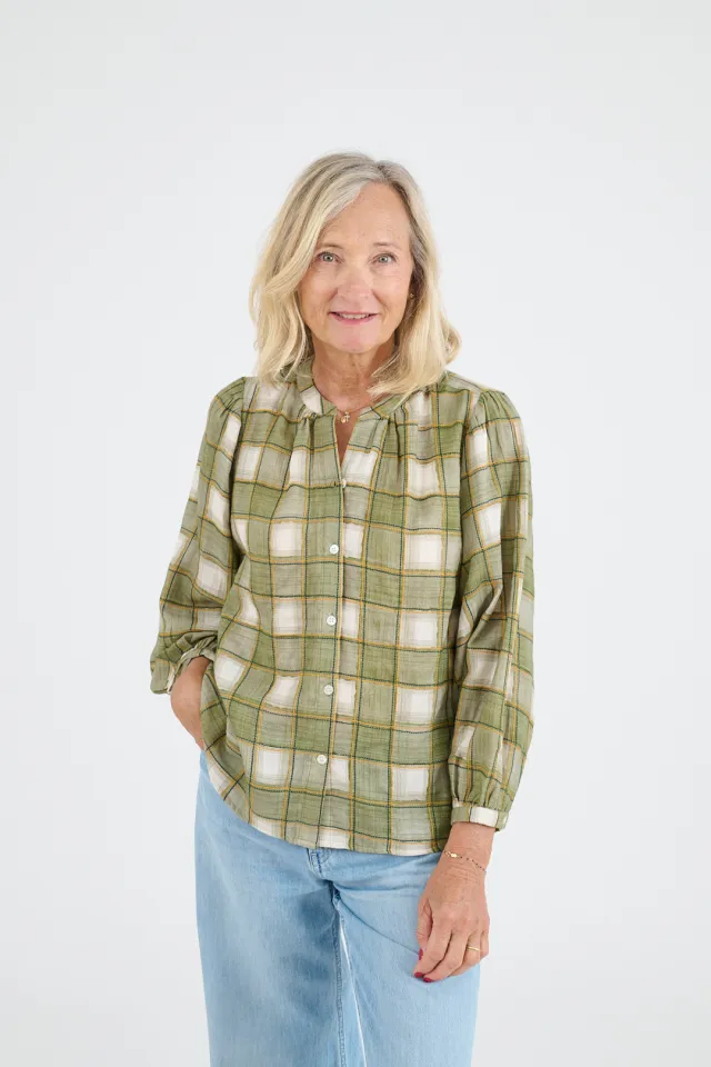 LUCIE IBIS Cotton Blouses for Women | Story Topic
