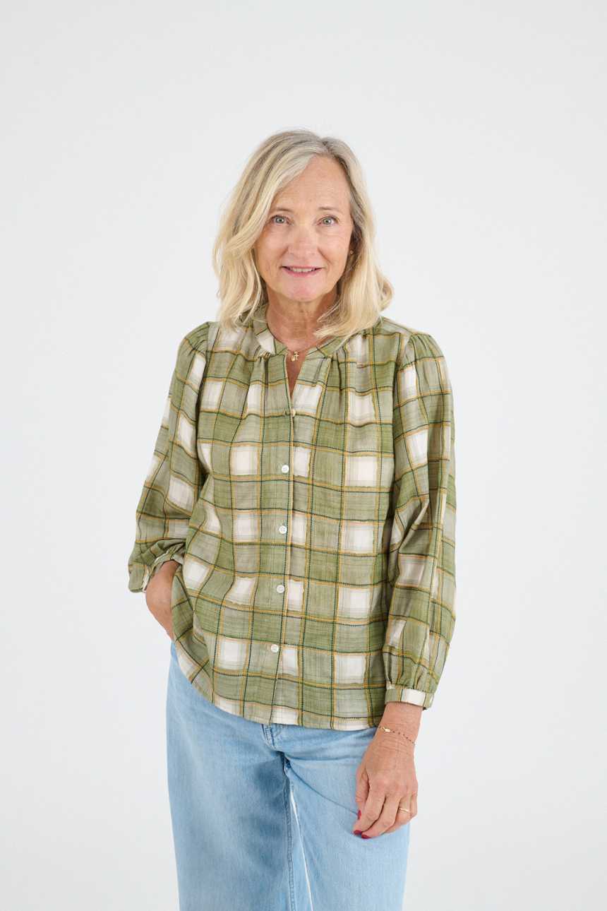 LUCIE IBIS Cotton Blouses for Women | Story Topic