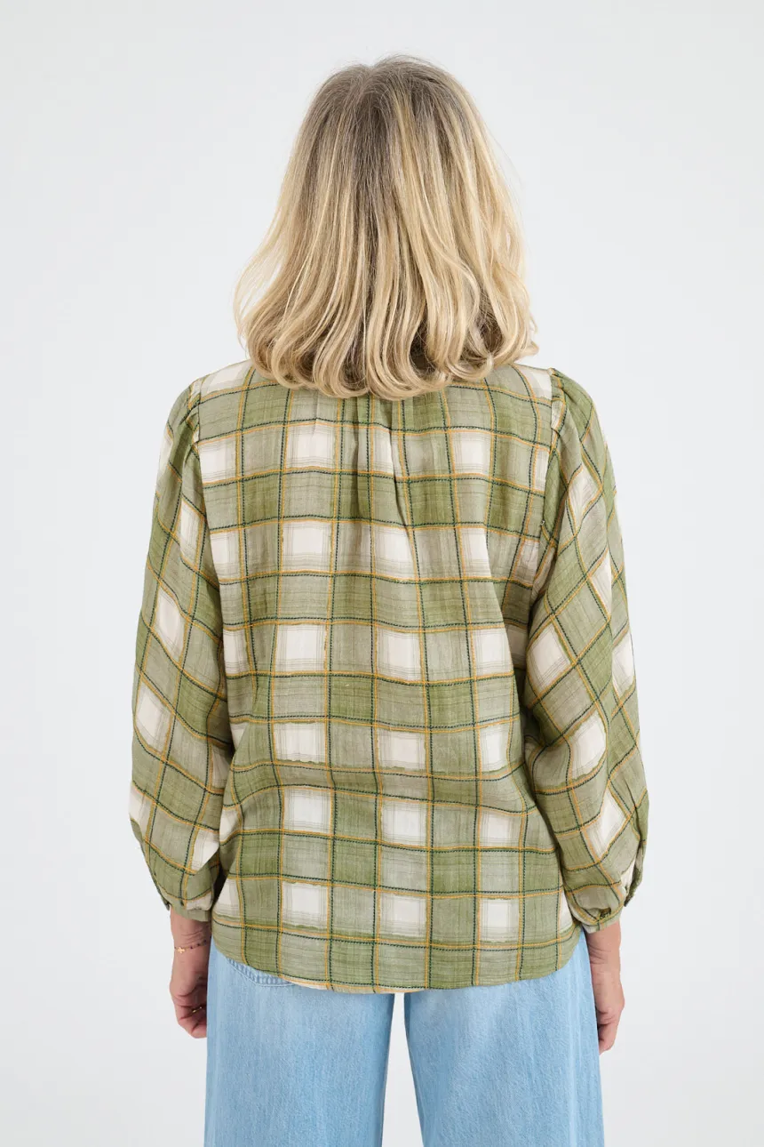 LUCIE IBIS Cotton Blouses for Women | Story Topic