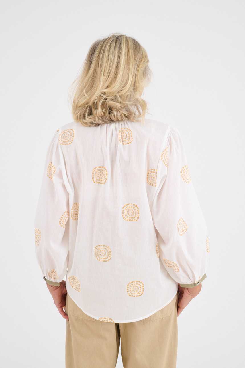 LUCIE SOLEIL Women's Cotton Blouses | Story Topic