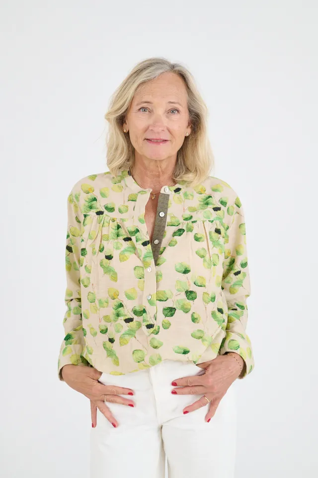 MARGOT LEAF Cotton Blouses for Women | Story Topic 