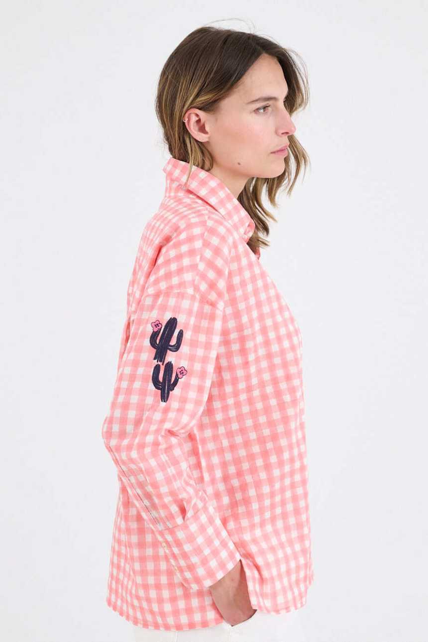 PIA VICHY Cotton Shirts for Women | Story Topic 