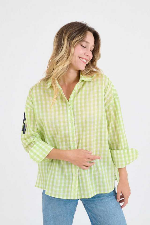 PIA VICHY Cotton Shirts for Women | Story Topic 