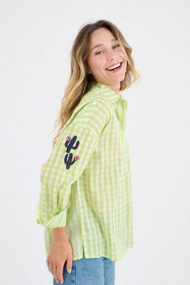 PIA VICHY Cotton Shirts for Women | Story Topic 
