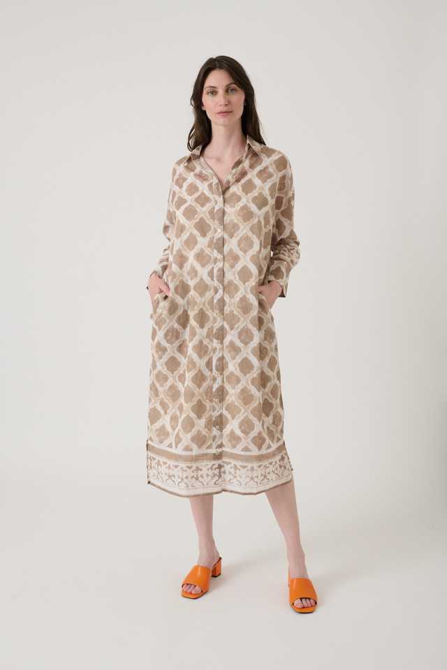 SANA TIFFANY Cotton Dresses for Women | Story Topic 