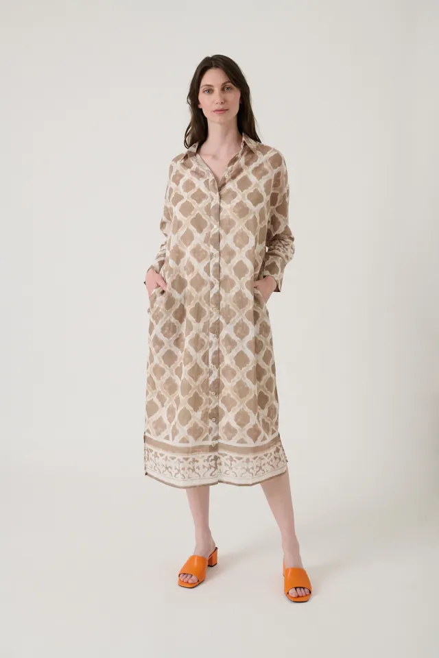 SANA TIFFANY Cotton Dresses for Women | Story Topic 
