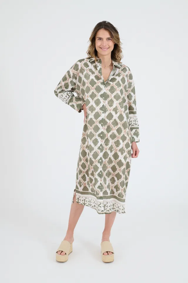 SANA TIFFANY Cotton Dresses for Women | Story Topic 