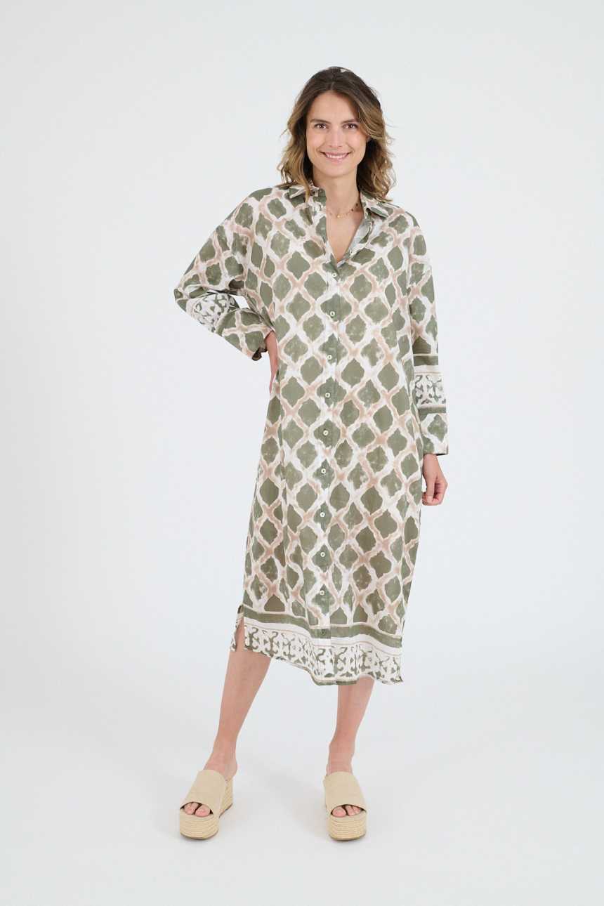 SANA TIFFANY Cotton Dresses for Women | Story Topic 
