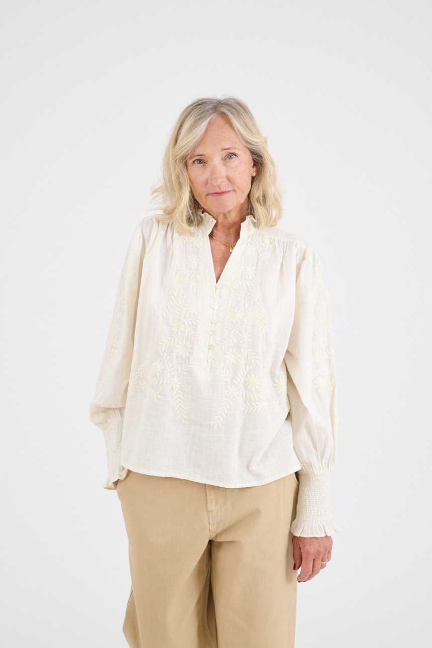 SOLANGE BOHEME Cotton Blouses for Women | Story Topic 