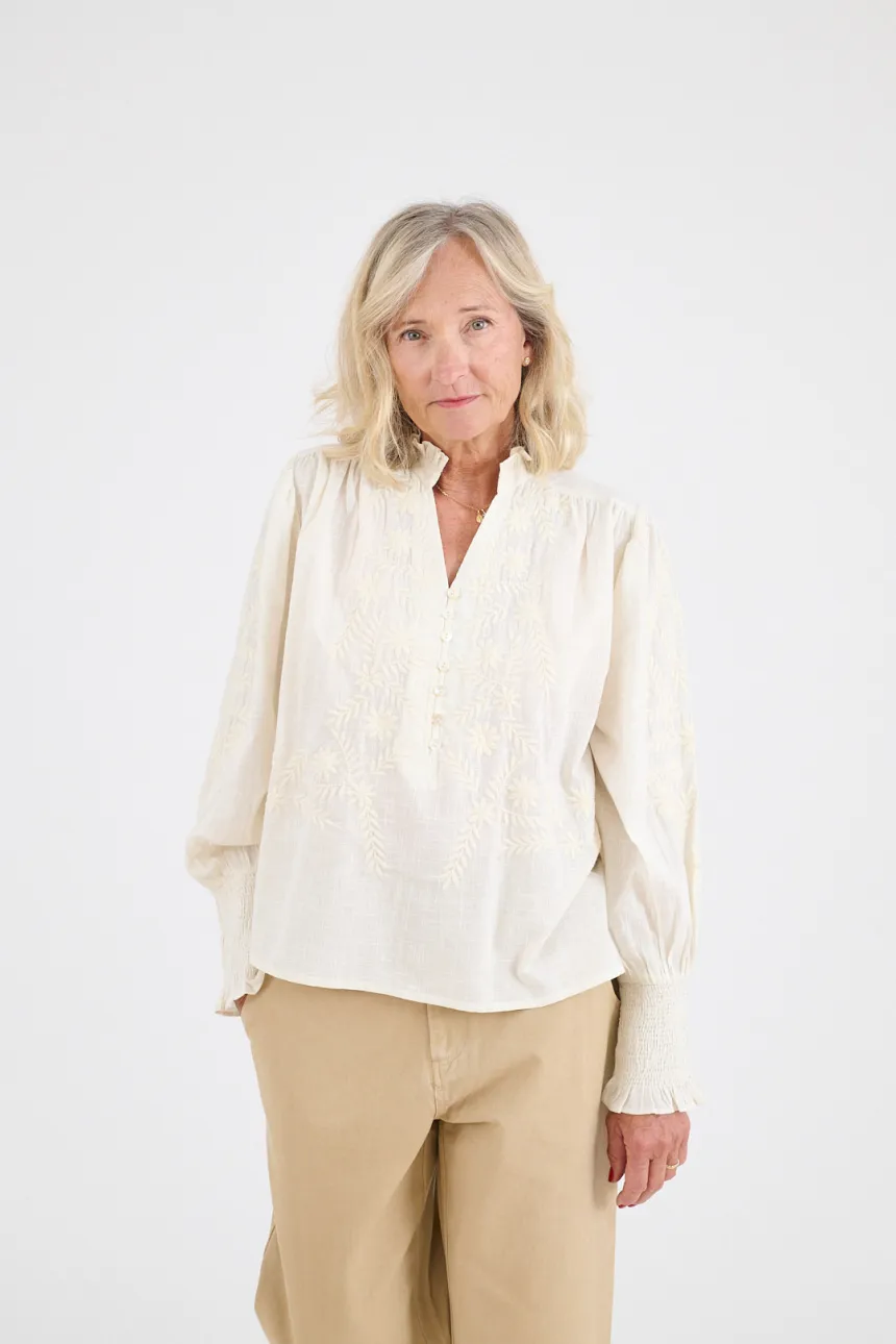 SOLANGE BOHEME Cotton Blouses for Women | Story Topic 