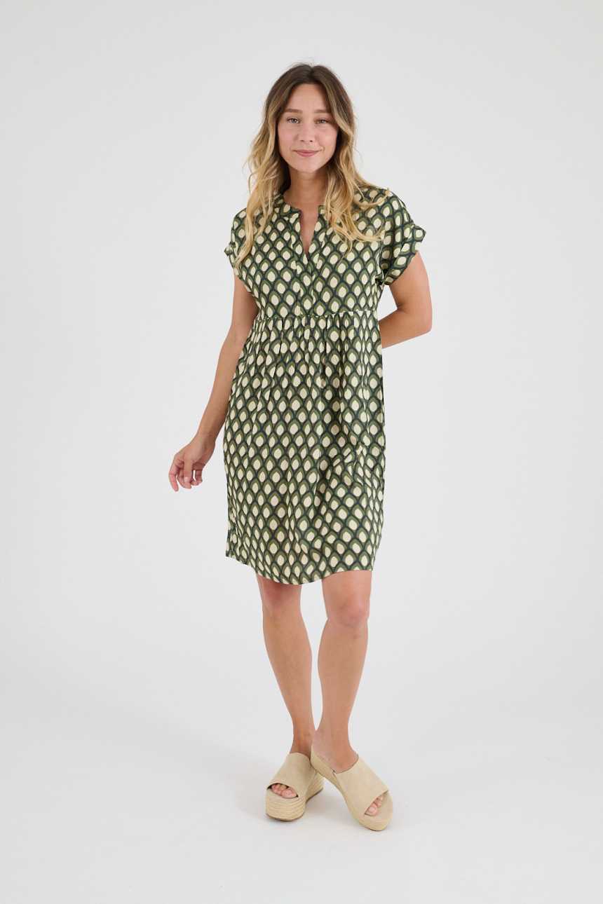 STELLA GEO Viscose Dresses for Women | Story Topic 