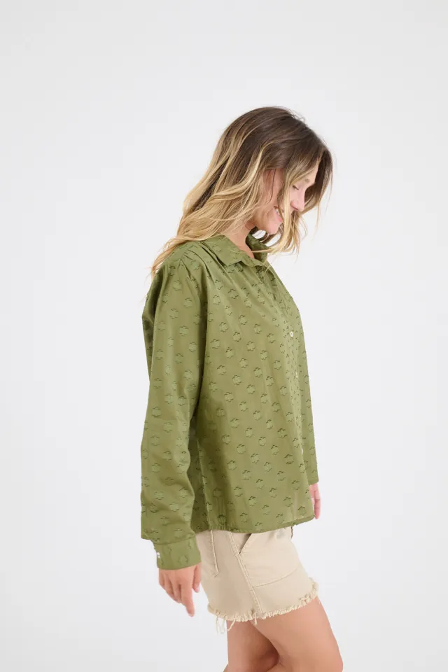VICTOIRE SOLID Cotton Shirts for Women | Story Topic 
