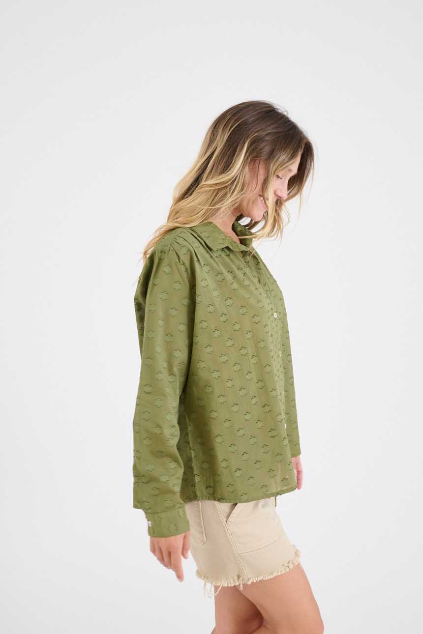 VICTOIRE SOLID Cotton Shirts for Women | Story Topic 