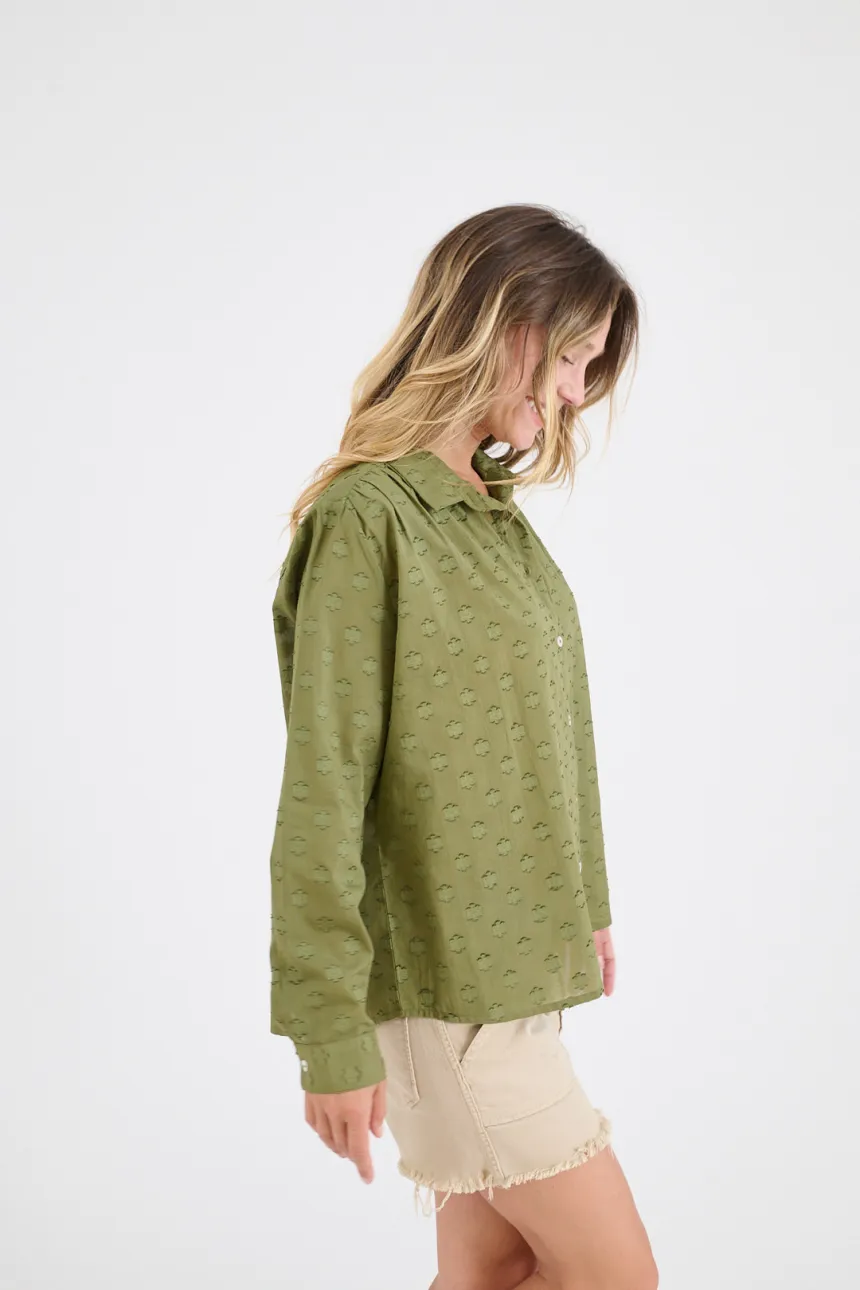 VICTOIRE SOLID Cotton Shirts for Women | Story Topic 