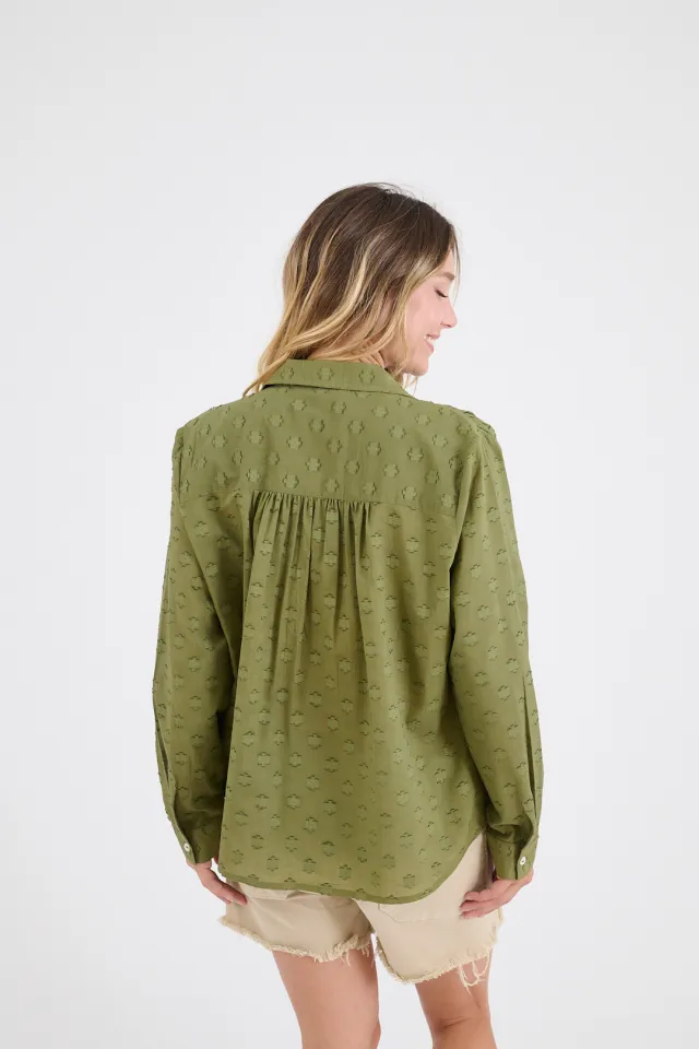 VICTOIRE SOLID Cotton Shirts for Women | Story Topic 