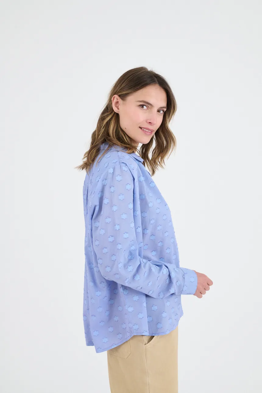 VICTOIRE SOLID Cotton Shirts for Women | Story Topic 