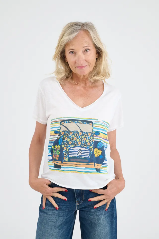 VITA DIABOLO Women's Cotton T-shirts | Story Topic 