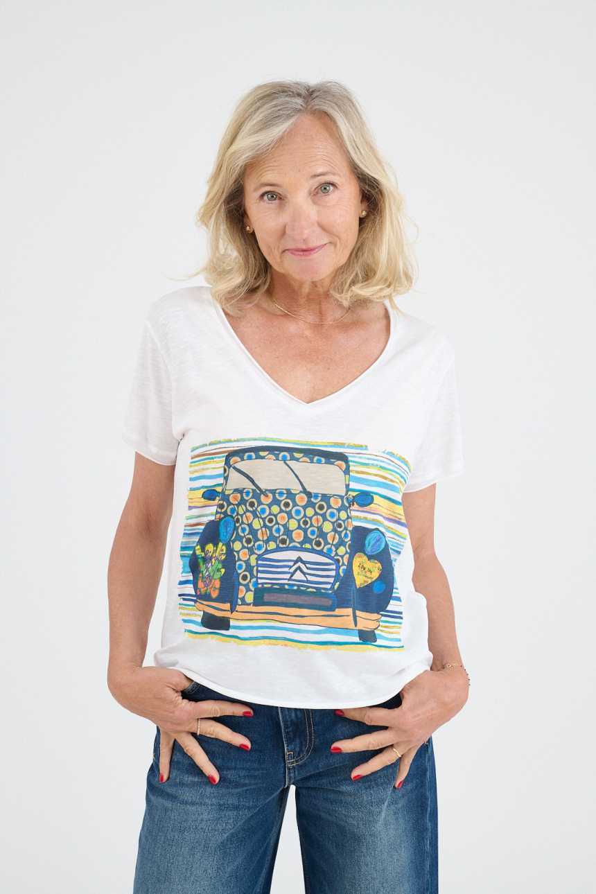 VITA DIABOLO Women's Cotton T-shirts | Story Topic 