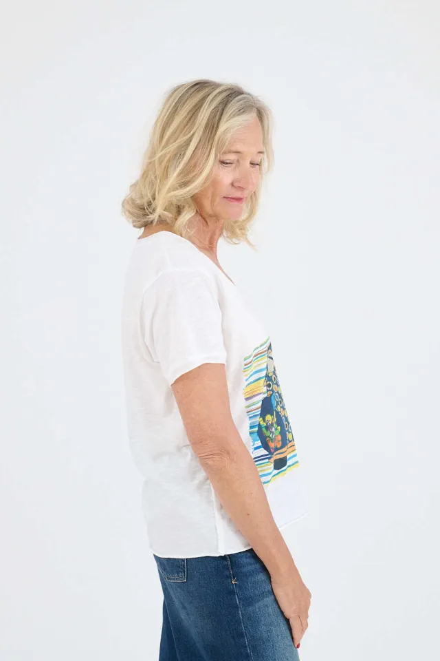 VITA DIABOLO Women's Cotton T-shirts | Story Topic 