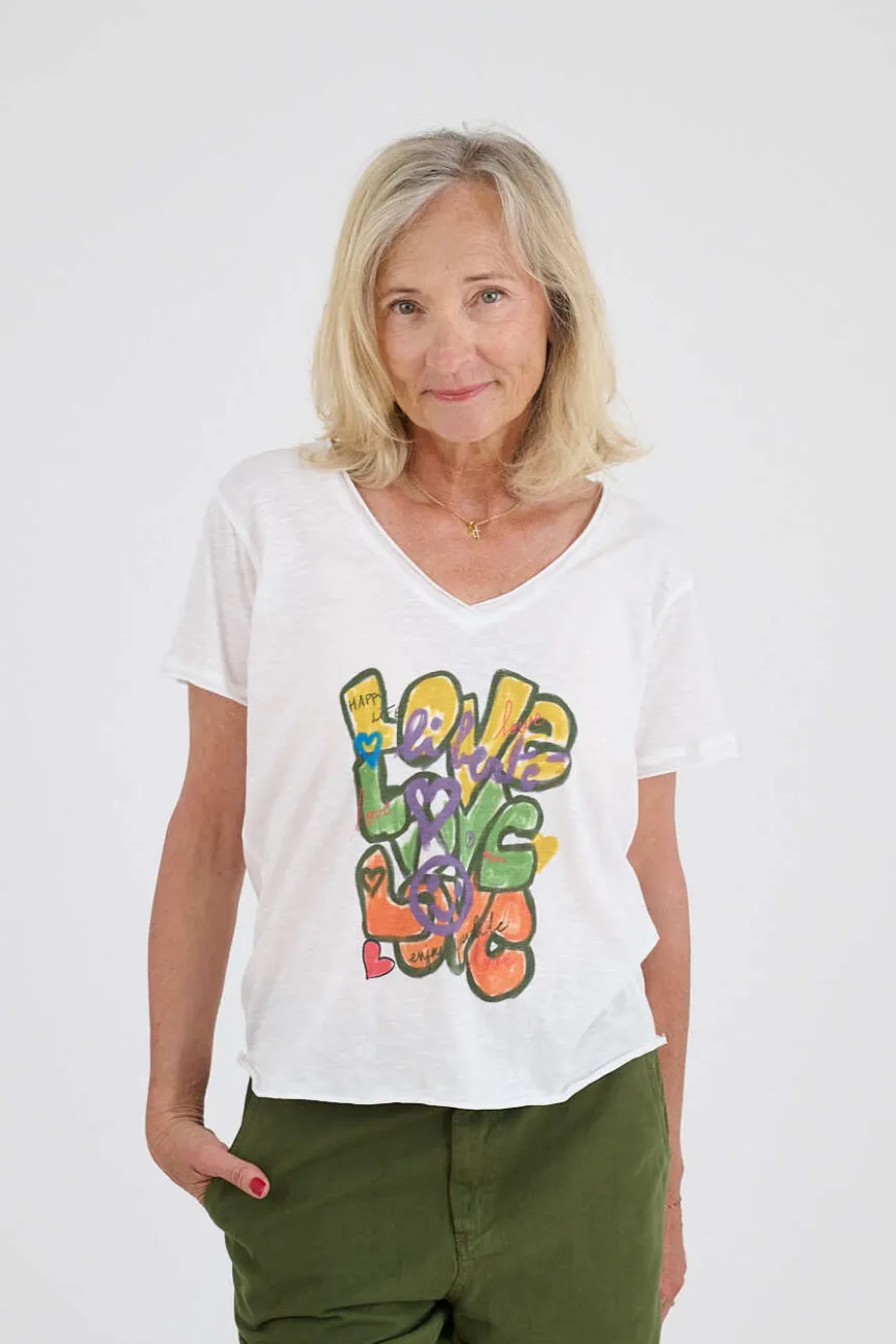 VITA LOVE Women's Cotton T-shirts | Story Topic 