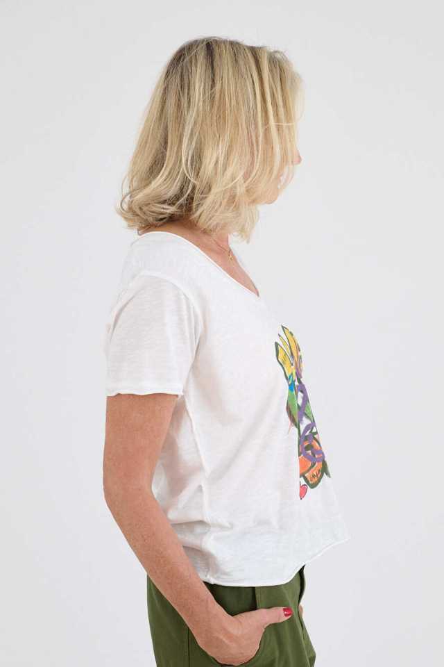 VITA LOVE Women's Cotton T-shirts | Story Topic 