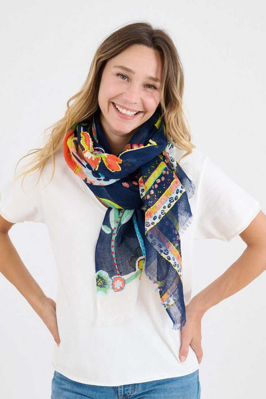 ALISON Linen Scarves | Story Topic