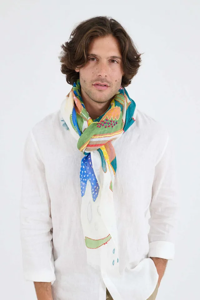 AMELIE Linen Scarves | Story Topic