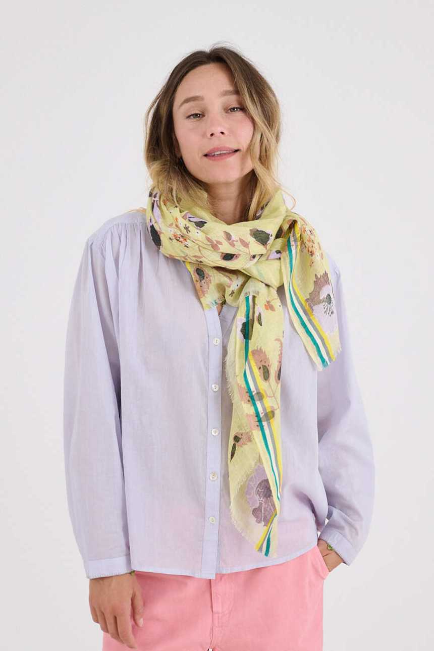 BECKY Linen Scarves | Story Topic