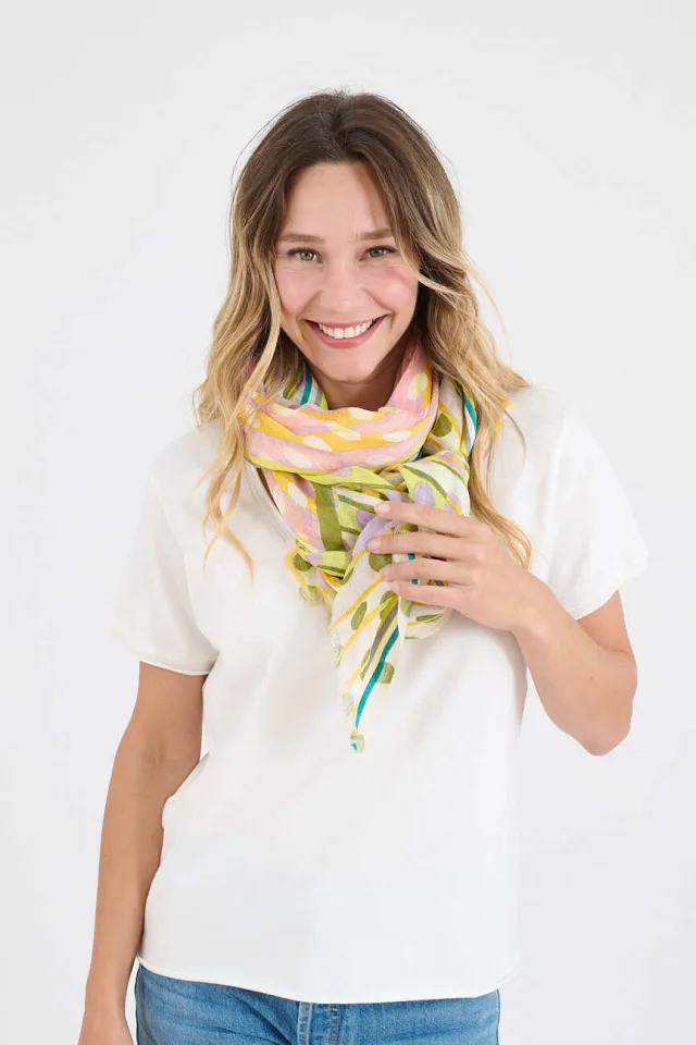 BUBBLE Linen Scarves | Story Topic