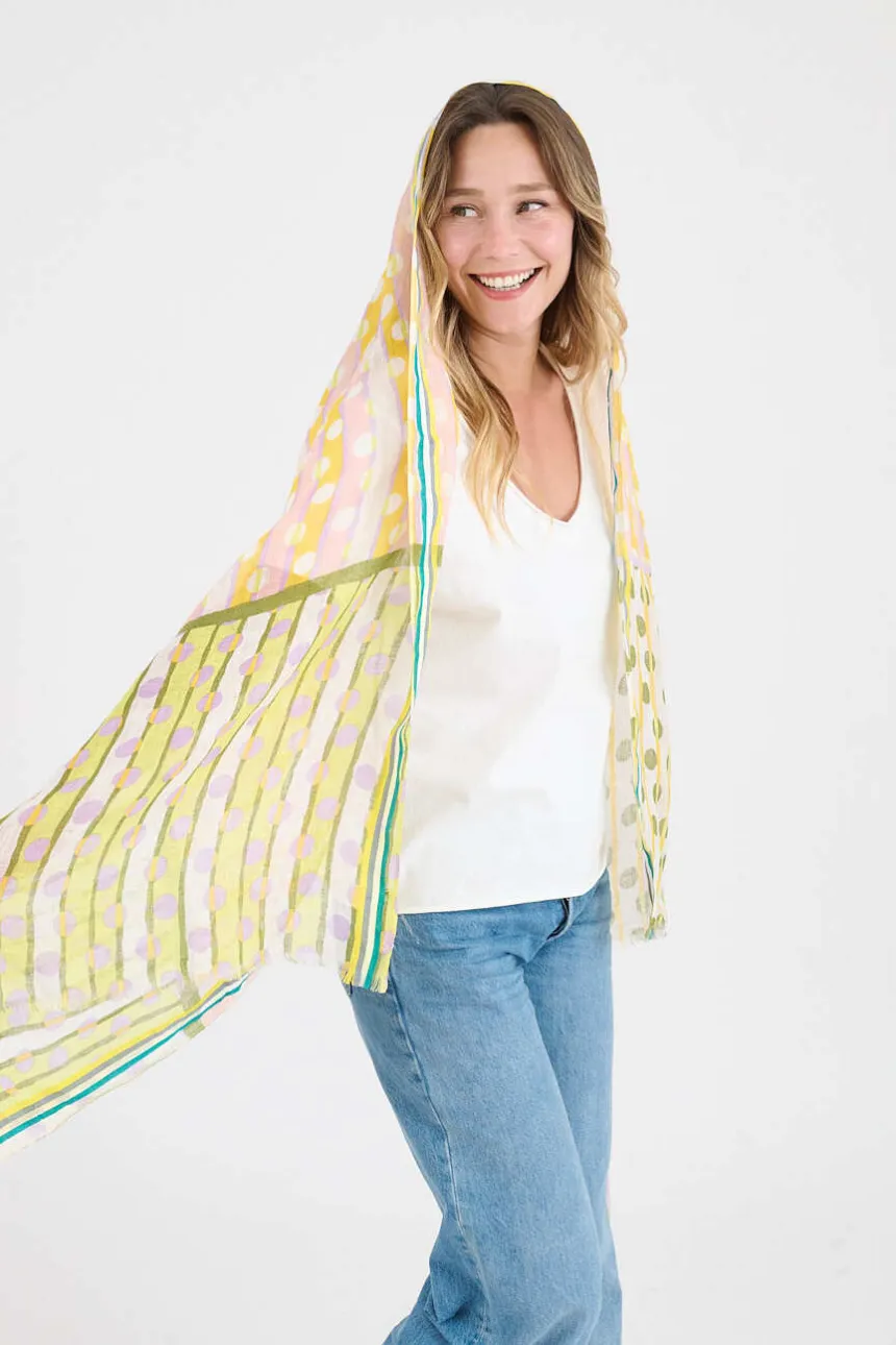 BUBBLE Linen Scarves | Story Topic