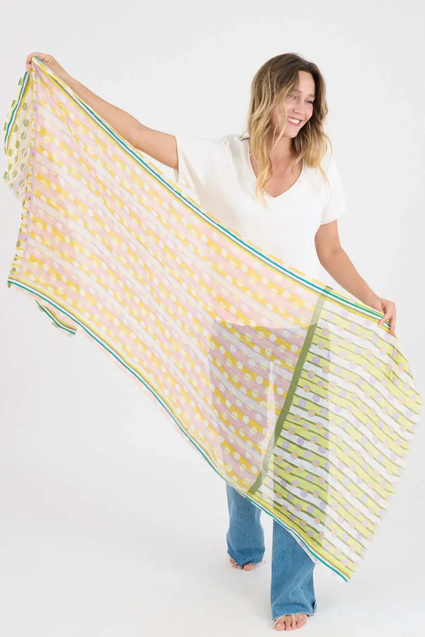 BUBBLE Linen Scarves | Story Topic
