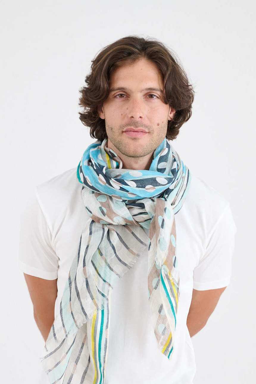 BUBBLE Linen Scarves | Story Topic