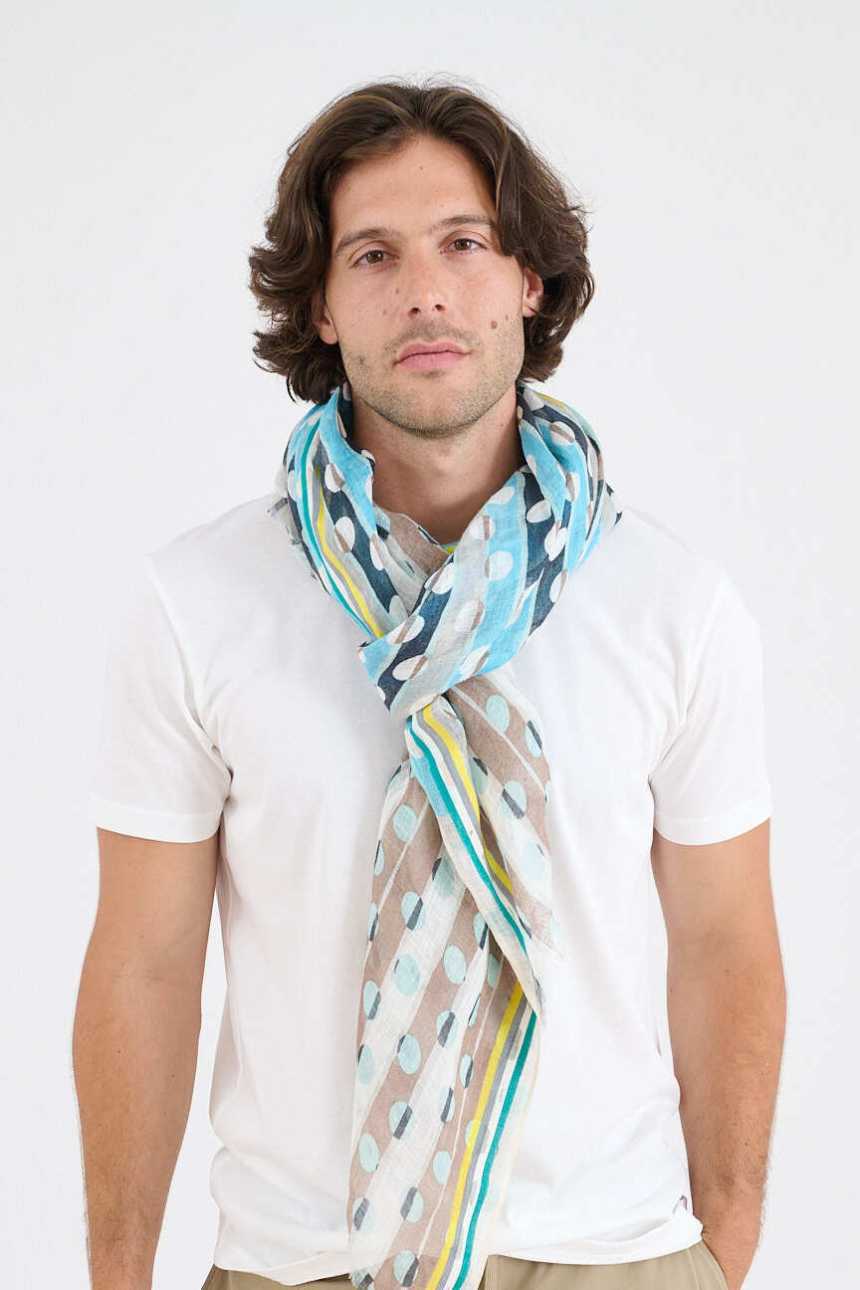BUBBLE Linen Scarves | Story Topic
