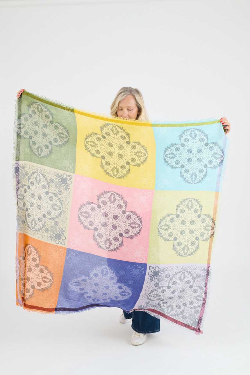 DEBORA large cotton modal squares | Story Topic 