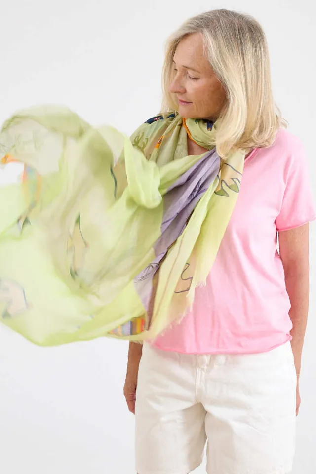 GERTRUD Scarves in Modal, Silk | Story Topic