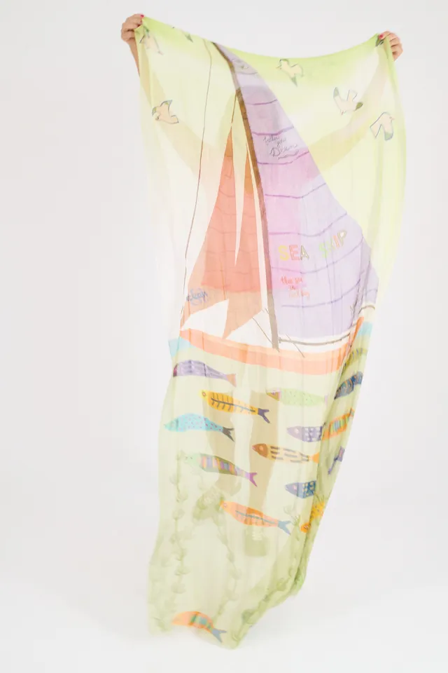 GERTRUD Scarves in Modal, Silk | Story Topic