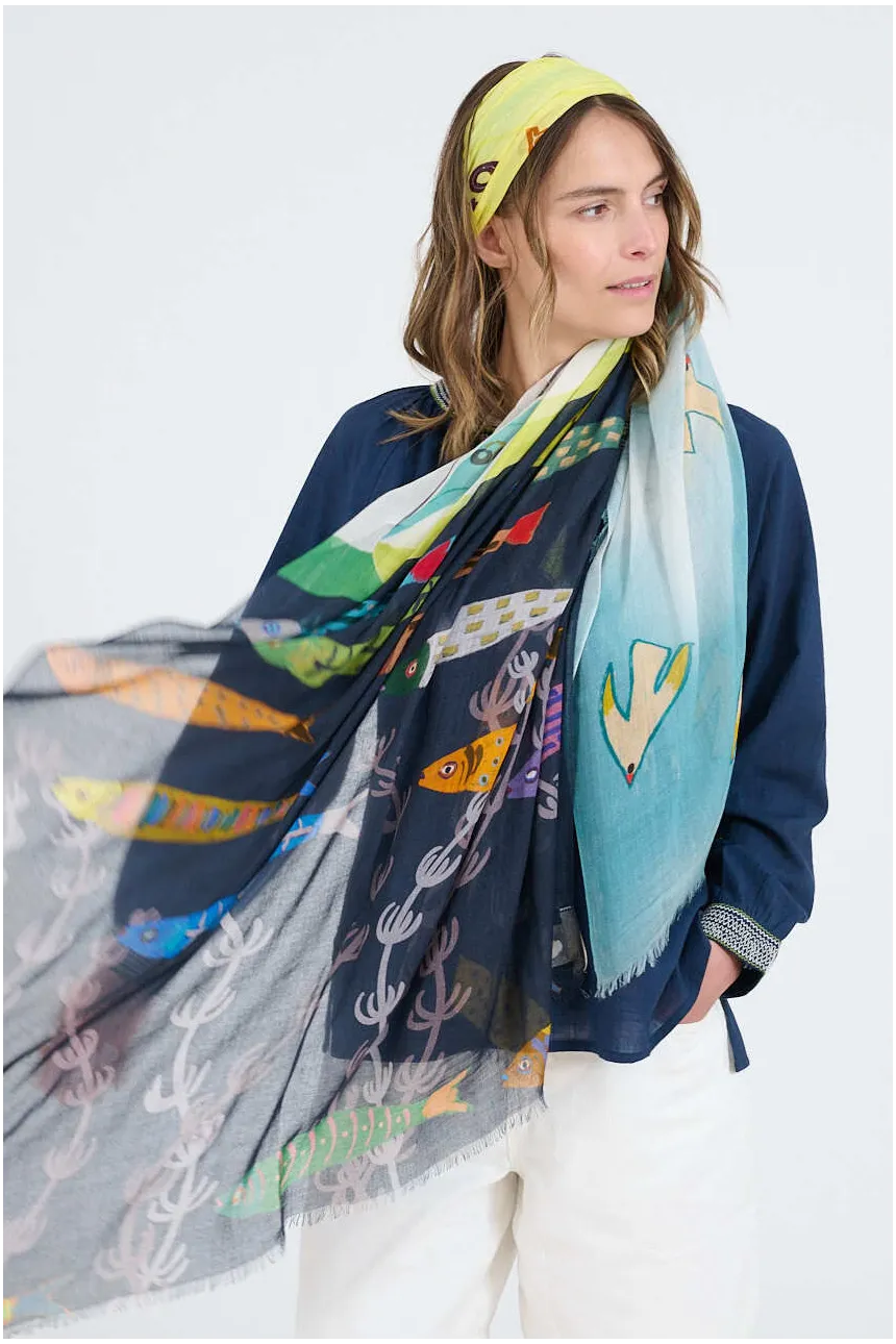 GERTRUD Scarves in Modal, Silk | Story Topic