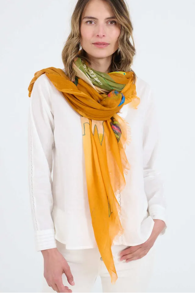 GERTRUD Scarves in Modal, Silk | Story Topic