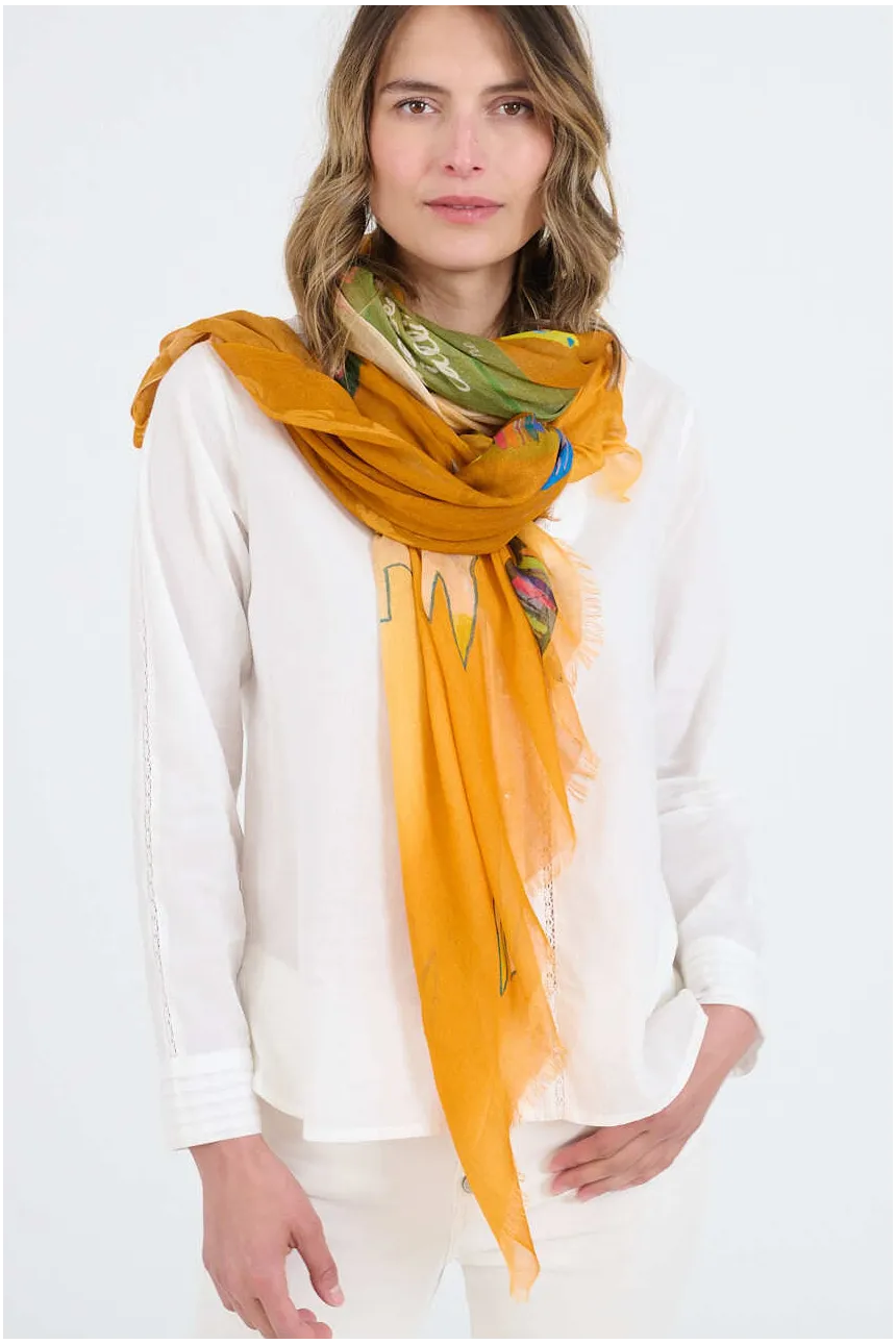 GERTRUD Scarves in Modal, Silk | Story Topic