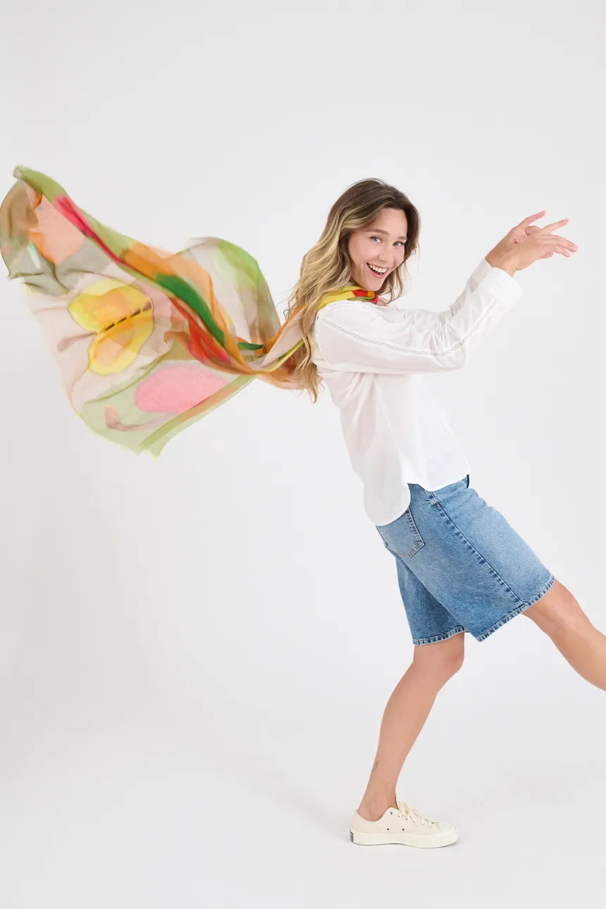 GLADYS Modal and Silk Scarves | Story Topic