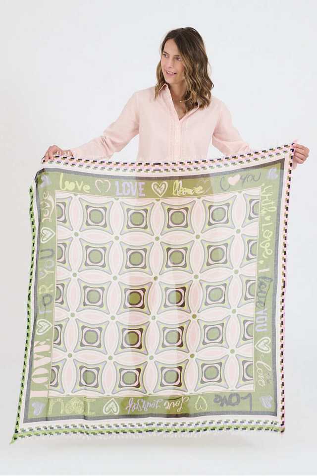 Large KARYN Cotton Squares | Story Topic