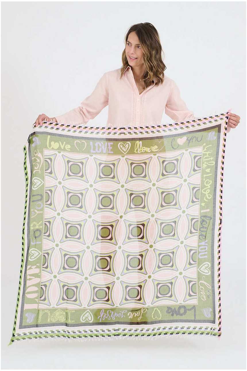 Large KARYN Cotton Squares | Story Topic