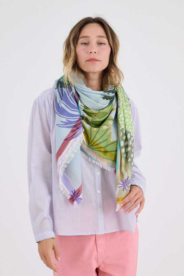 CALI MAX large squares in cotton, modal | Story Topic