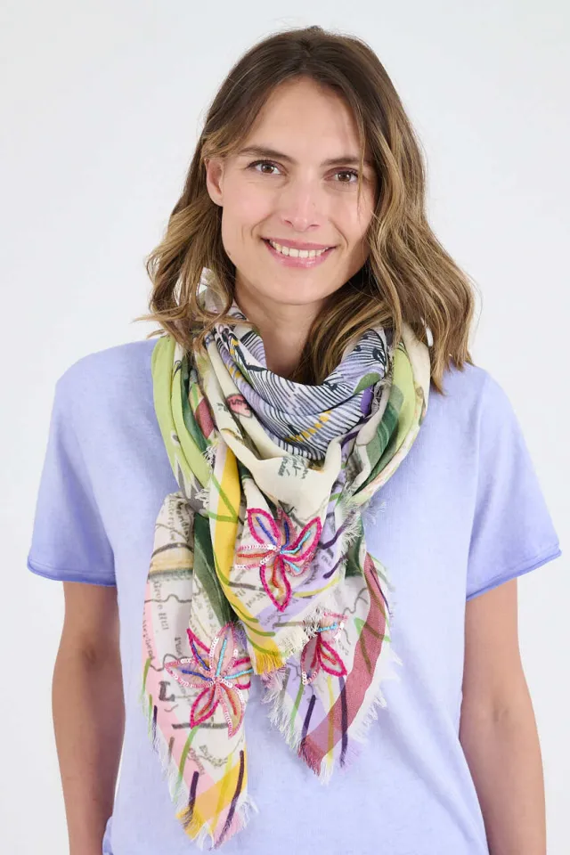 DORA MAX large cotton modal squares | Story Topic