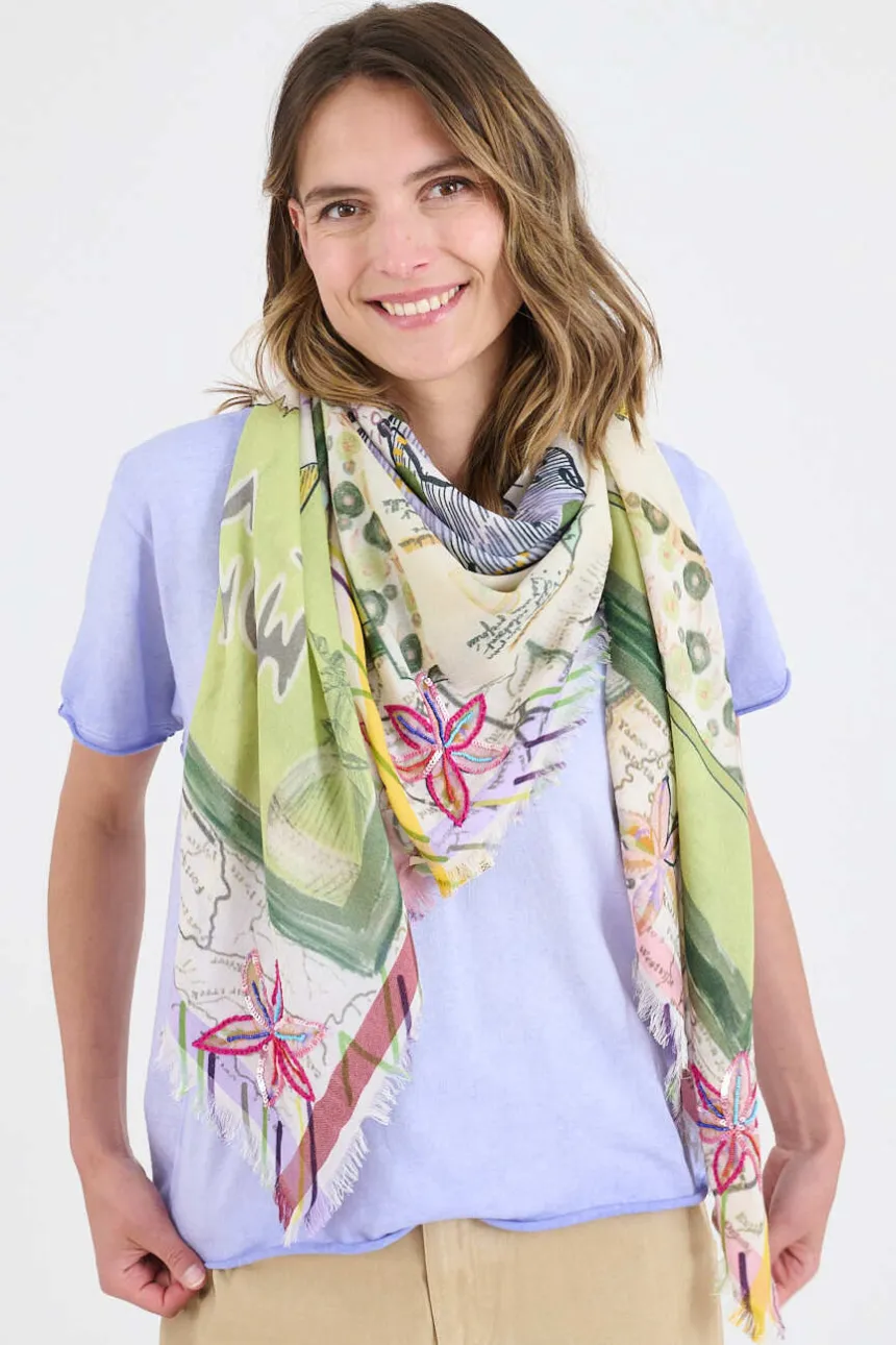 DORA MAX large cotton modal squares | Story Topic